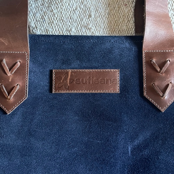 Sutisana Natural Cowhide & Suede leather purse - Picture 5 of 10